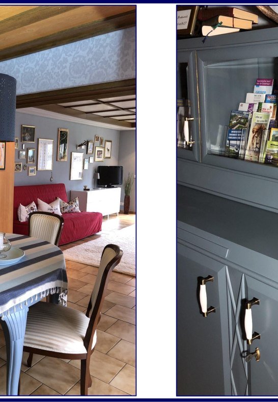 Kaminzimmer mit Blick in den Wohnbereich | © schoene-auszeit-in-spay.de