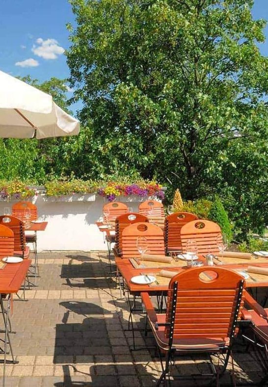 Terasse mit Blick auf den Rhein | © Mercure Hotel Koblenz