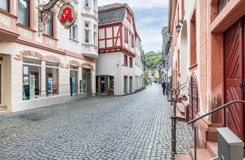 Straatbeeld / gevel &ndash; oude stad Bacharach | &copy; Bacchus Holiday Homes