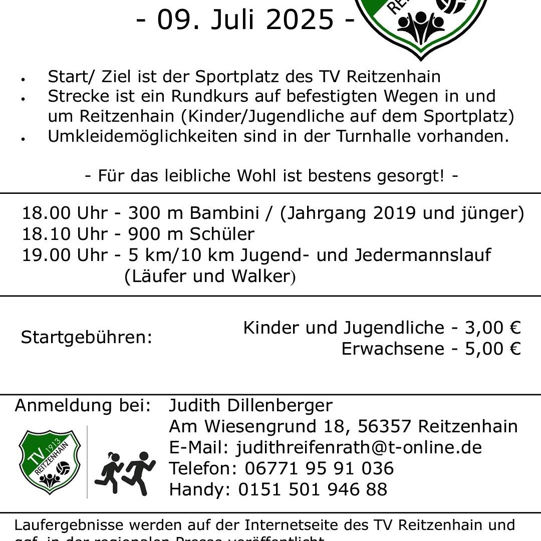 Laufevent 2025 | © TV Reitzenhain