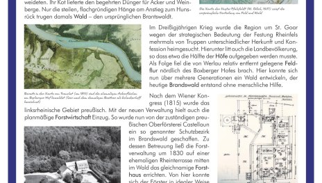 Infotafel am Forsthaus Brandswald | © J. Gödert