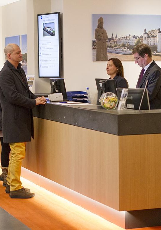 Rezeption | © City-Hotel Kurfürst Balduin GmbH