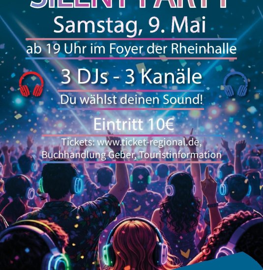 Plakat Silent Party | &copy; Stadt Remagen