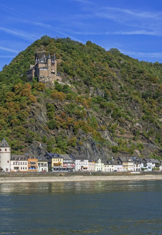 St. Goarshausen mit Burg Katz | &copy; Friedrich Gier