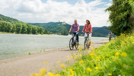 Der Rheinradweg zwischen Brey und Spay | &copy; Domink Ketz