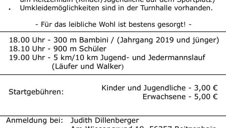 Laufevent 2025 | © TV Reitzenhain