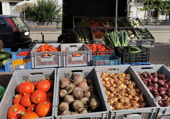 Marktstand | © Familie Kirschhöfer Marktstand | © Familie Kirschhöfer