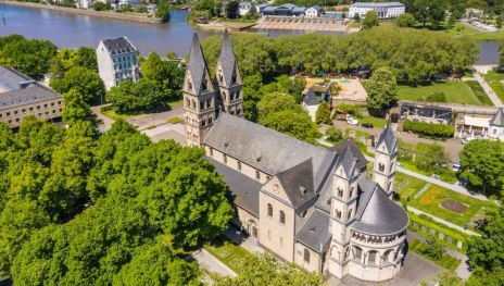 St. kastor Luftbild | © Koblenz-Touristik GmbH / Dominik Ketz St. kastor Luftbild | © Koblenz-Touristik GmbH / Dominik Ketz