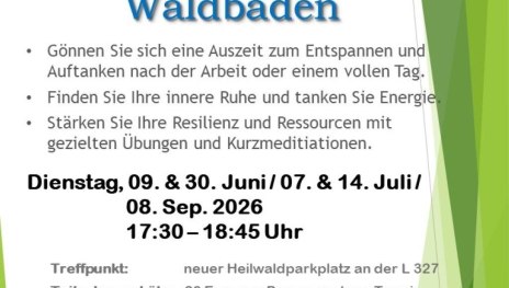 Afterwork-Waldbaden | © Stadt Lahnstein Afterwork-Waldbaden | © Stadt Lahnstein
