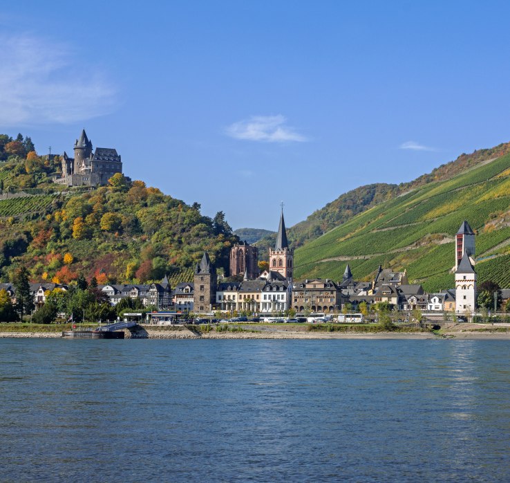 Blick auf Bacharach | &copy; Friedrich Gier
