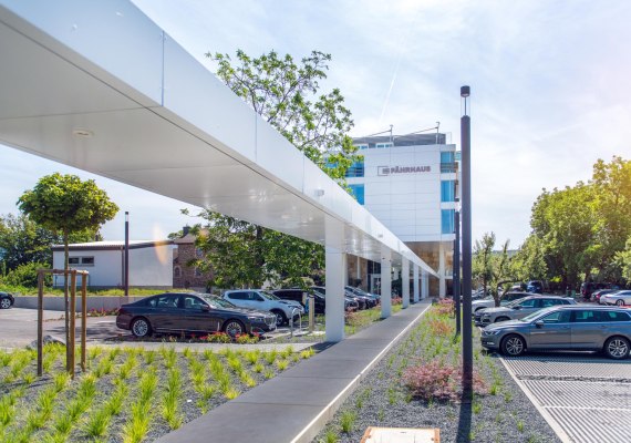 F&Auml;HRHAUS Koblenz Hotel Au&szlig;enbereich | &copy; Artur Lik Fotografie