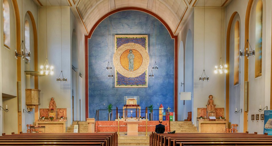 Innenansicht Hildegardiskirche | © Marlis Steinmetz Innenansicht Hildegardiskirche | © Marlis Steinmetz