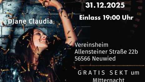 Plakat zur Silvesterparty | &copy; Claudia Wischmann