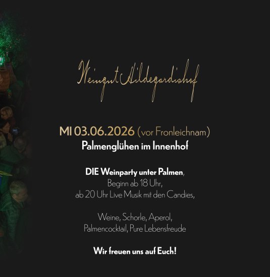 Palmenglühen | © Weingut Hildegardishof Palmenglühen | © Weingut Hildegardishof