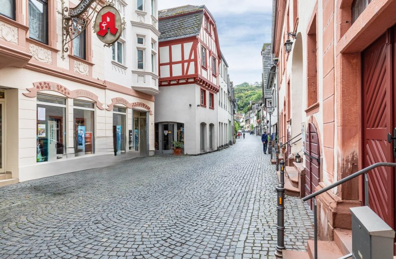 Fa&ccedil;ade / vue de rue &ndash; vieille ville de Bacharach | &copy; Bacchus Holiday Homes