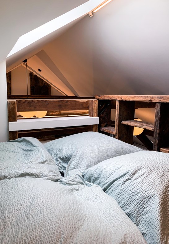 Loft, Doppelbett auf Empore | &copy; Greive