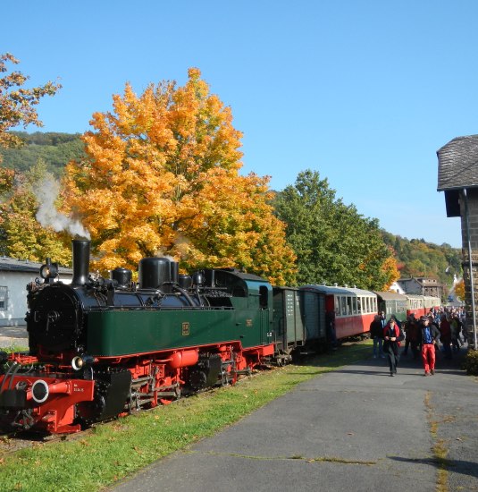 Vulkan-Expreß | © Brohltal-Schmalspureisenbahn Betriebs-GmbH Vulkan-Expreß | © Brohltal-Schmalspureisenbahn Betriebs-GmbH