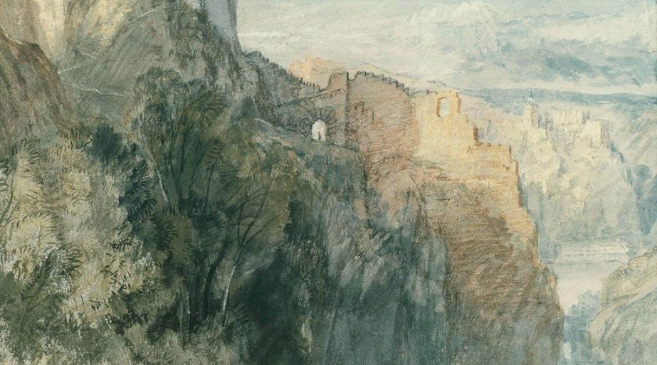 Fußweg zur Burg Katz, Blick auf Burg Rheinfels | © akg-images Fußweg zur Burg Katz, Blick auf Burg Rheinfels | © akg-images