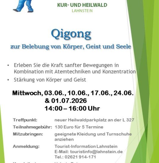 Qigong im Wald | © Stadt Lahnstein Qigong im Wald | © Stadt Lahnstein