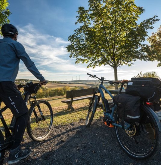 Auf der Loreley-Radtour Hunsr&uuml;ck-Mittelrhein | &copy; Dominik Ketz f&uuml;r Merian / Rheinland-Pfalz Tourismus GmbH