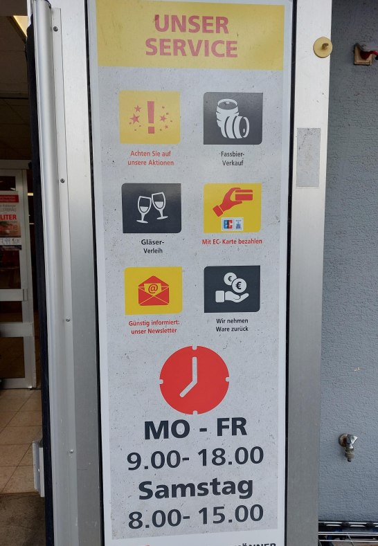 Serviceschild | © TI Erlebnis Rheinbogen Serviceschild | © TI Erlebnis Rheinbogen