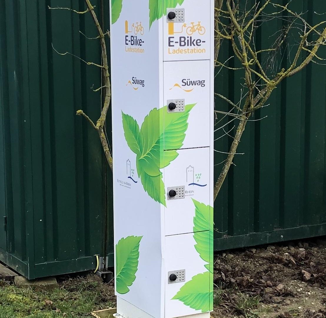 E-Bike Ladestation am Weintreff Erbach | © Zweckverband Rheingau E-Bike Ladestation am Weintreff Erbach | © Zweckverband Rheingau