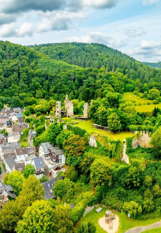 Burg Altwied Luftaufnahme | © Patrick Gawandtka Burg Altwied Luftaufnahme | © Patrick Gawandtka