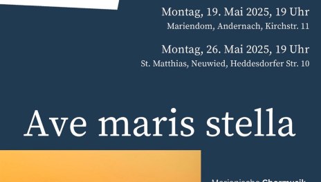 Plakat Ave maris stella | © Kammerchor Neuwied