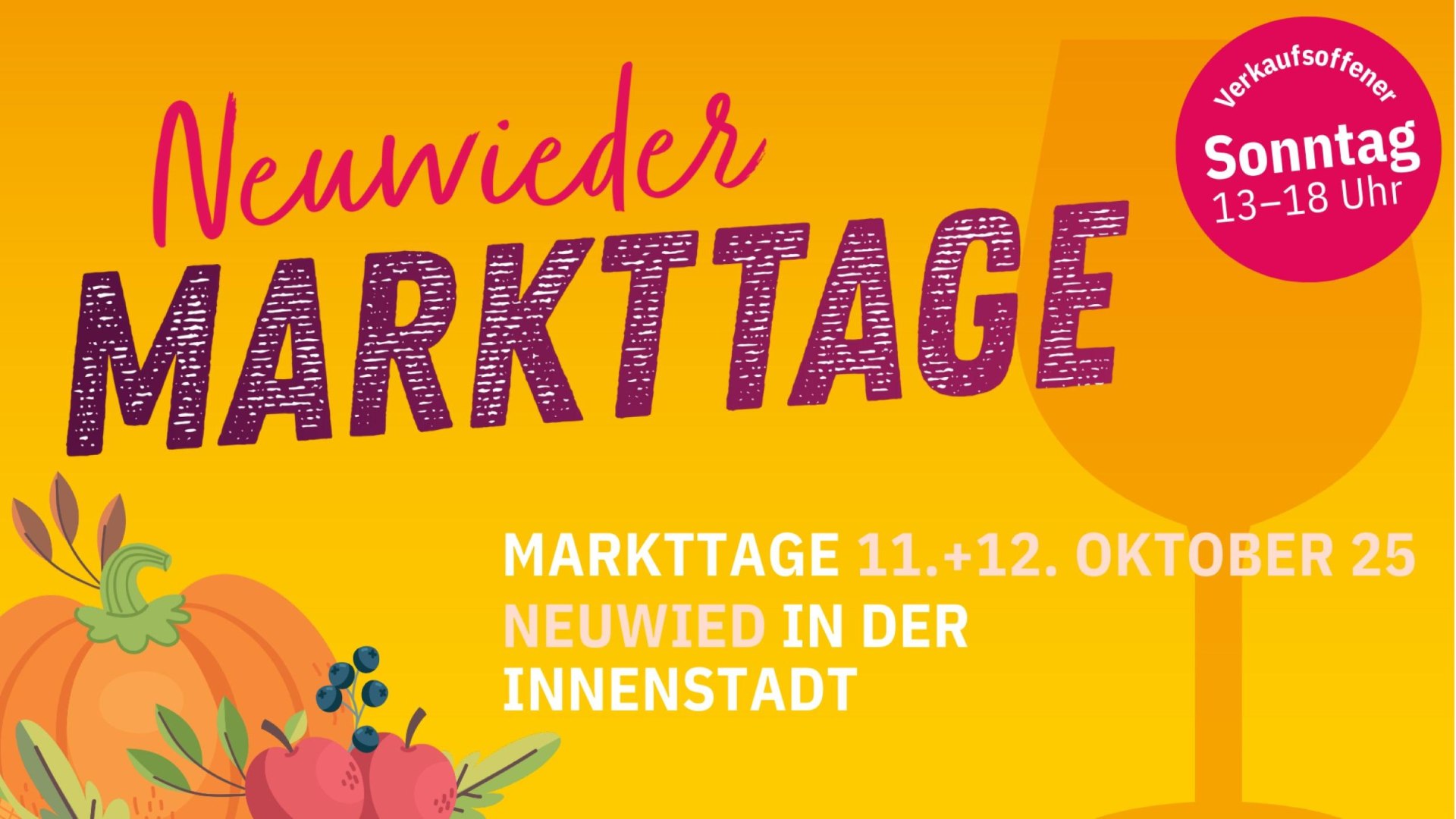 Plakat | © Stadtmarketing Neuwied