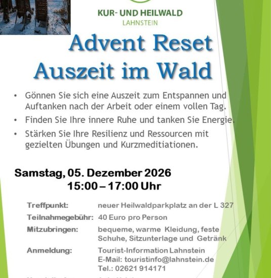 Advent Reset | © Stadt Lahnstein Advent Reset | © Stadt Lahnstein