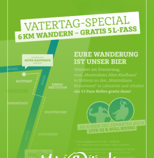Vatertag-Special | © Maximilians Brauwiesen Vatertag-Special | © Maximilians Brauwiesen