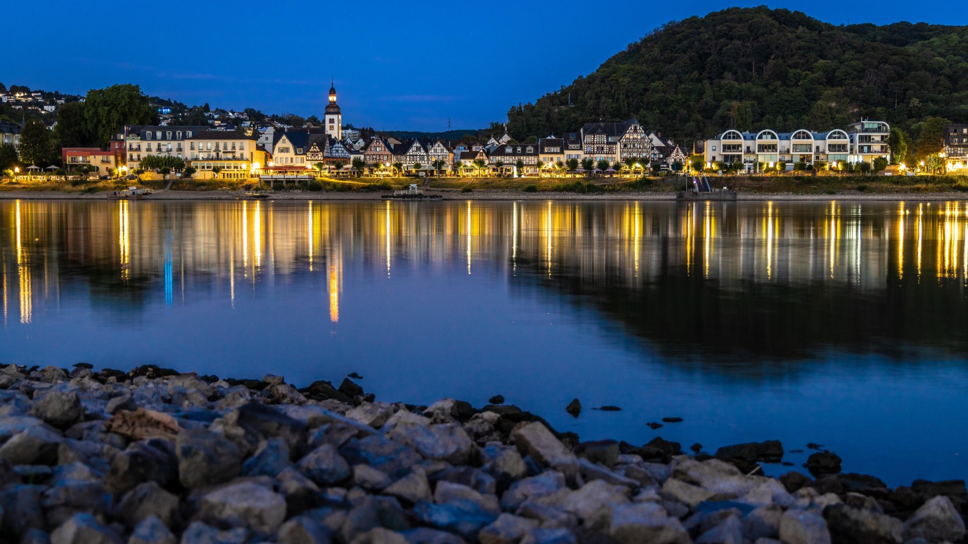 Bad Breisig bei Nacht | &copy; Andreas Ennenbach