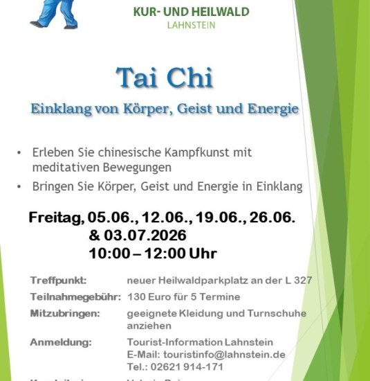 Tai Chi im Wald | &copy; Stadt Lahnstein