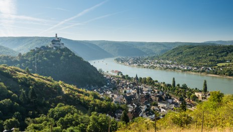 Blick auf die Marksburg bei Braubach | &copy; Foto Derzinski / Stadt Braubach