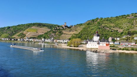 Burg Gutenfels und Burg Pfalzgrafenstein bei Kaub | © Thomas Biersch, Tourist-Info Hunsrück-Mittelrhein - Zentrum am Park Burg Gutenfels und Burg Pfalzgrafenstein bei Kaub | © Thomas Biersch, Tourist-Info Hunsrück-Mittelrhein - Zentrum am Park