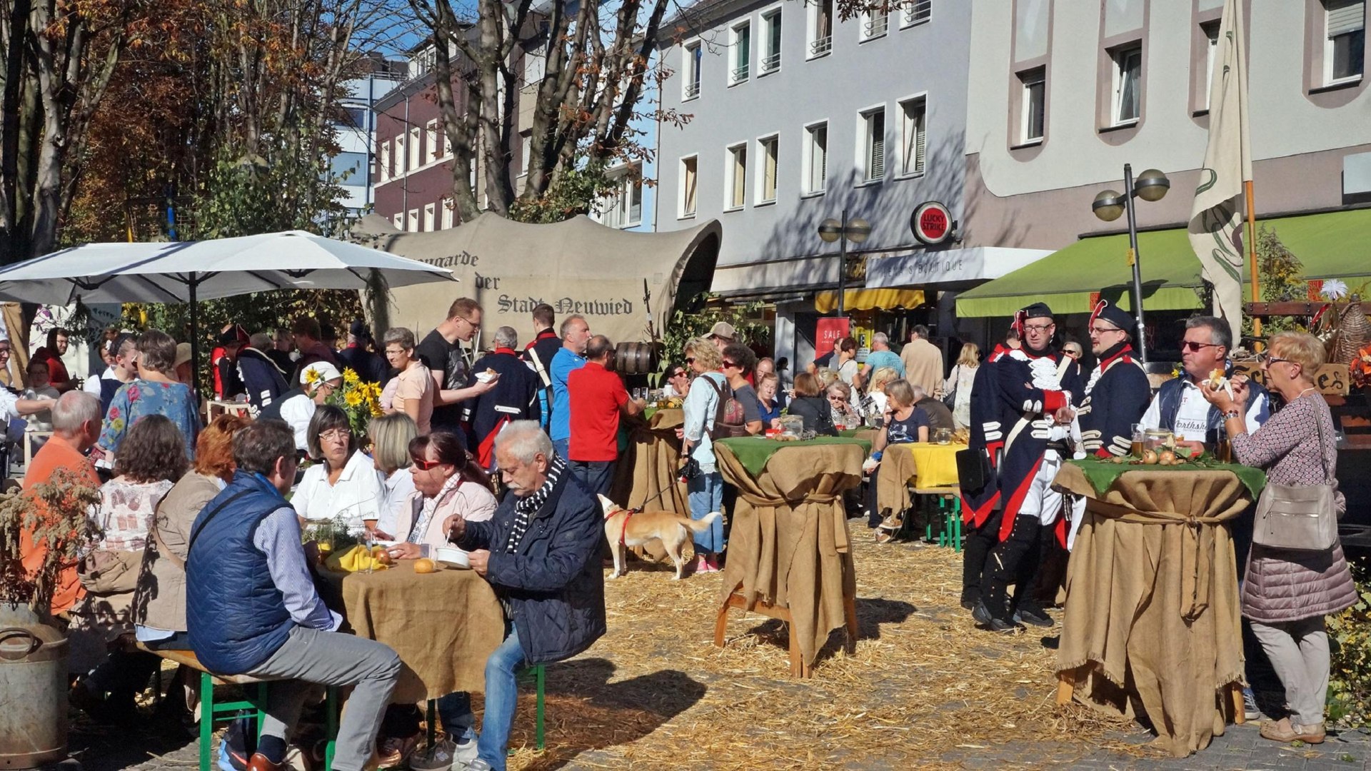 Ehrengarde bei den Markttagen | &copy; Dehenn
