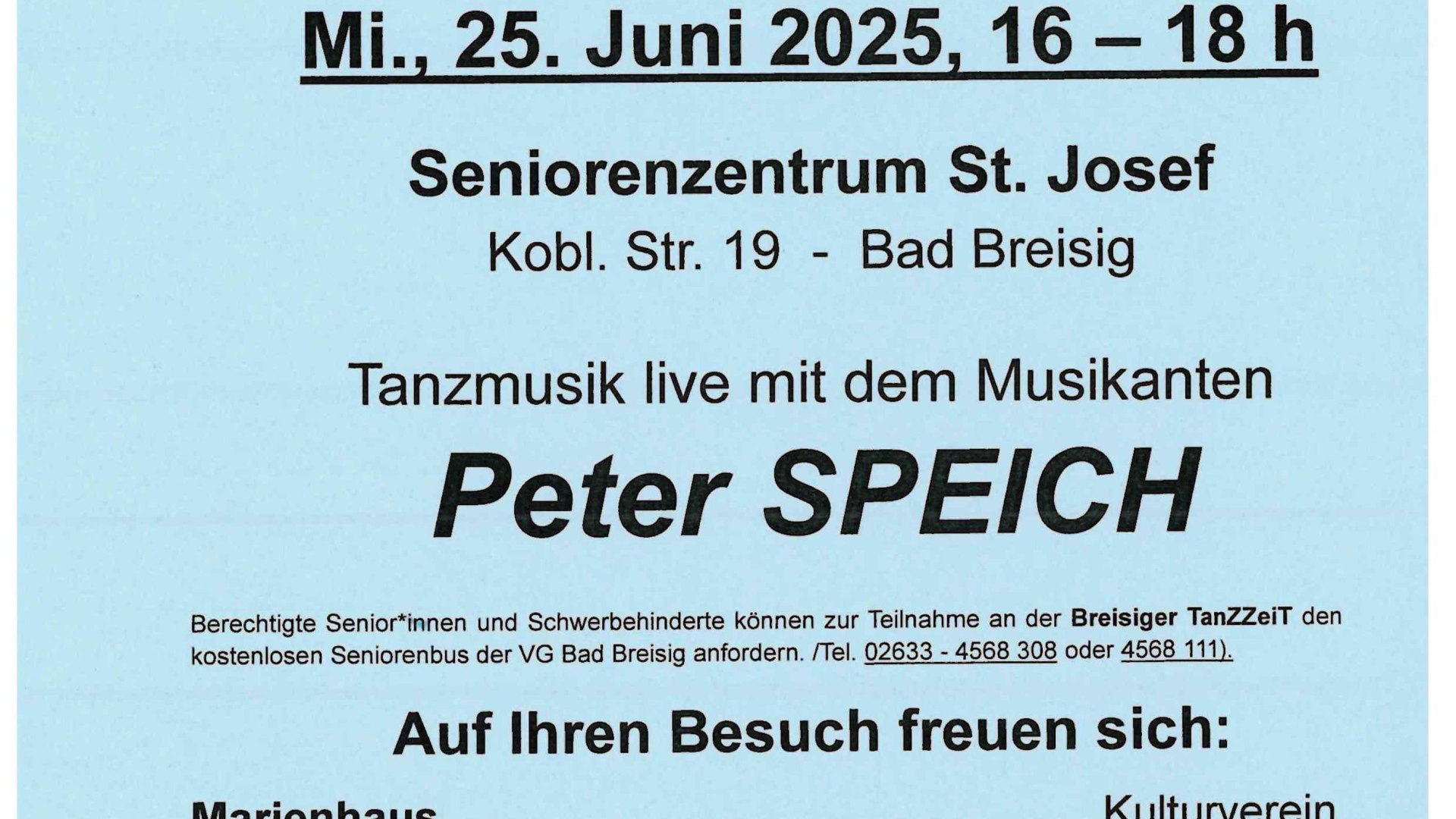 Plakat | © Breisig.live Rolf Henzgen