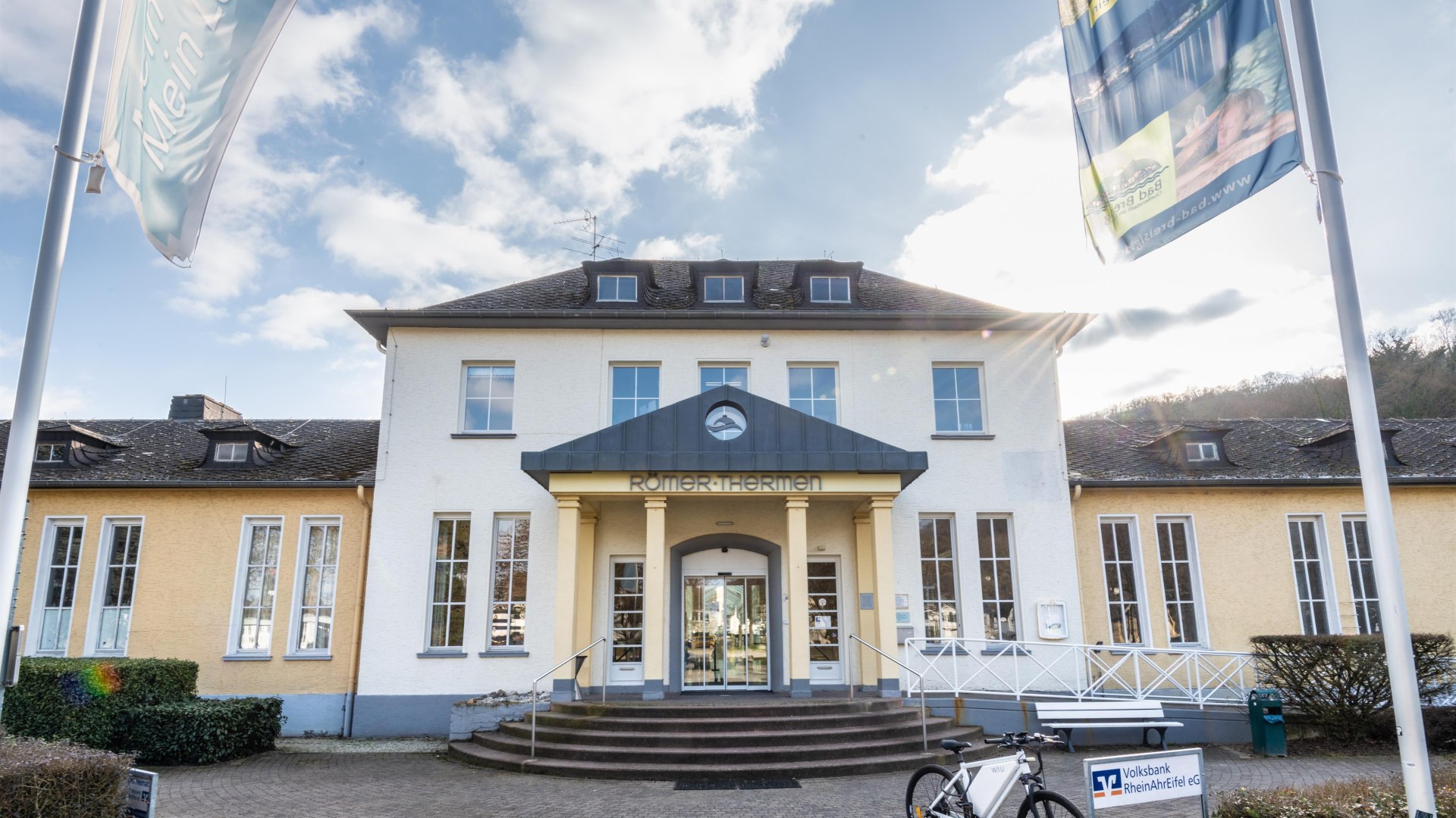 Römer-Thermen Außenansicht | © Dominik Ketz / Rheinland-Pfalz Tourismus GmbH Römer-Thermen Außenansicht | © Dominik Ketz / Rheinland-Pfalz Tourismus GmbH
