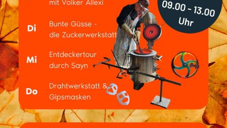 Flyer Herbstferien | © Stiftung Sayner Hütte