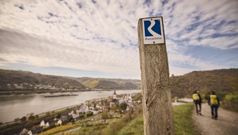 Rheinsteig-Markierung | © Marco Rothbrust Rheinsteig-Markierung | © Marco Rothbrust