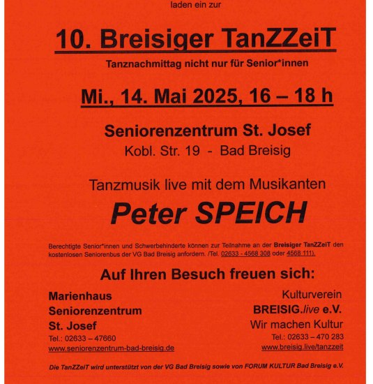 Plakat | © Breisig.live Rolf Henzgen