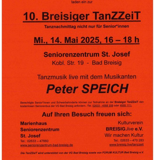 Plakat | © Breisig.live Rolf Henzgen