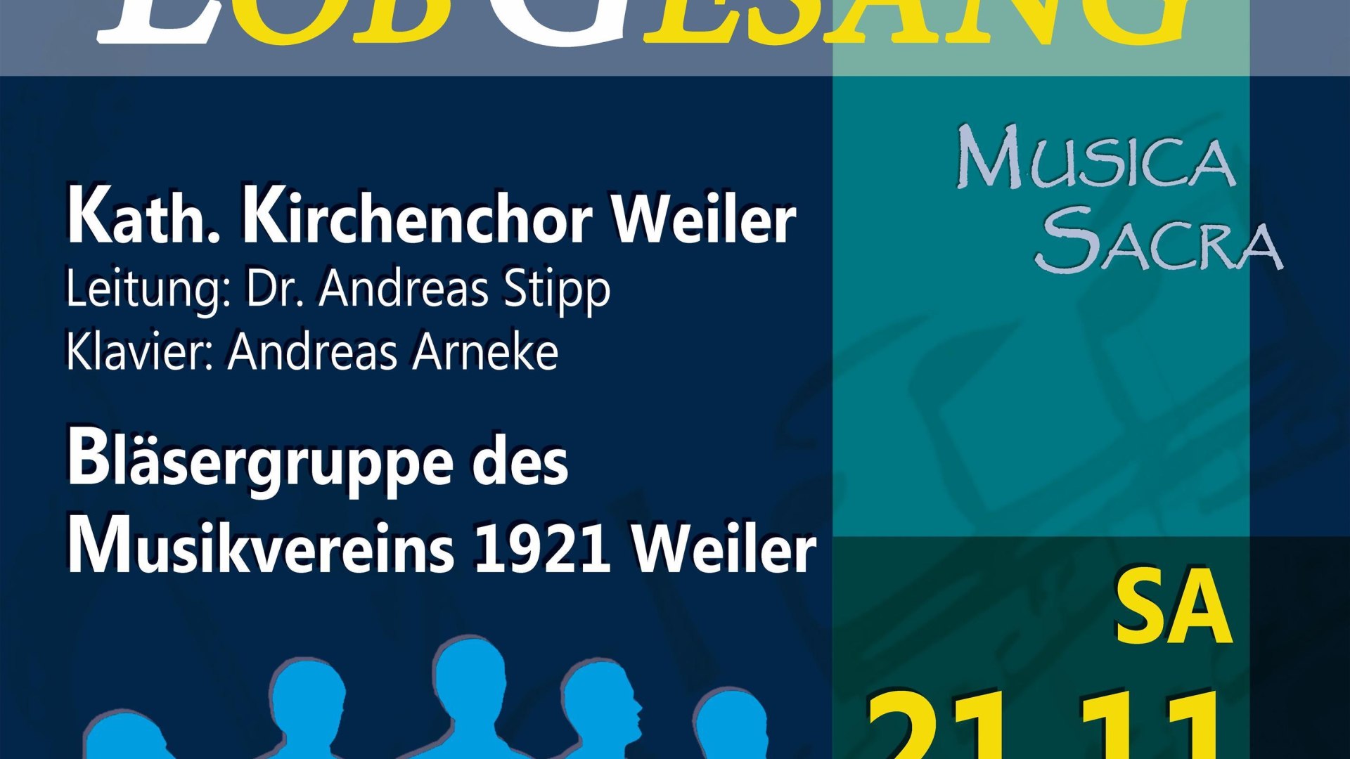 Konzertplakat | &copy; Kirchenchor Weiler