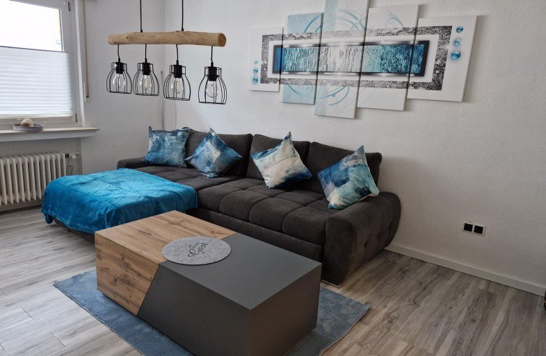 Wohnzimmer | © Ferienwohnung Rheinträume