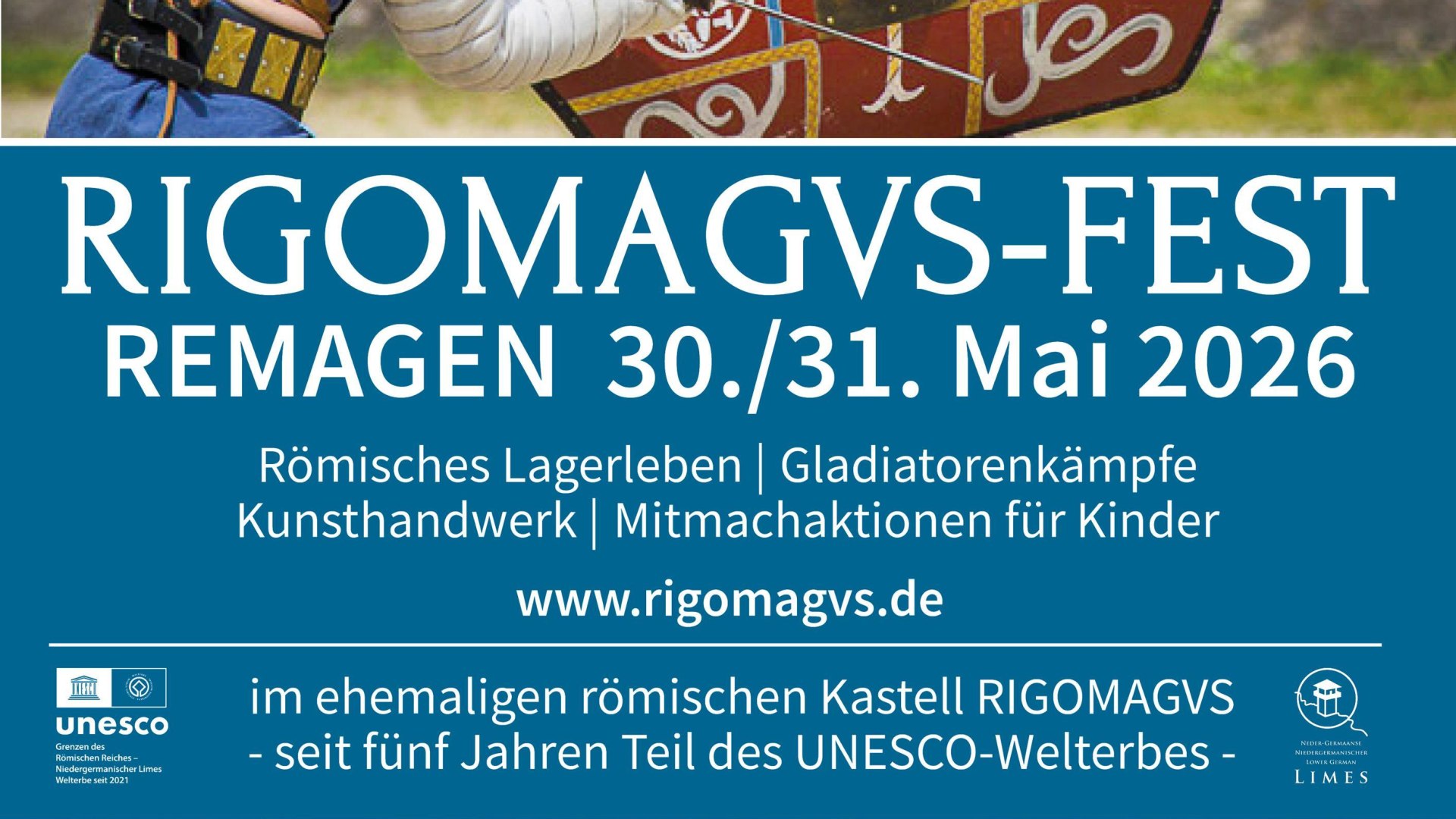 Plakat RIGOMAGVS-Fest | &copy; Stadt Remagen