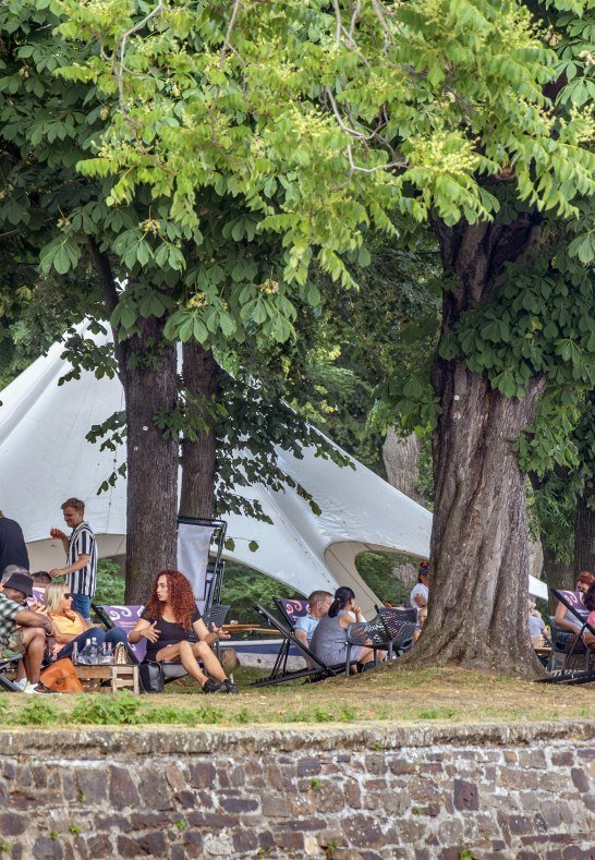 Weinstrand am Hafenpark | &copy; Marlis Steinmetz