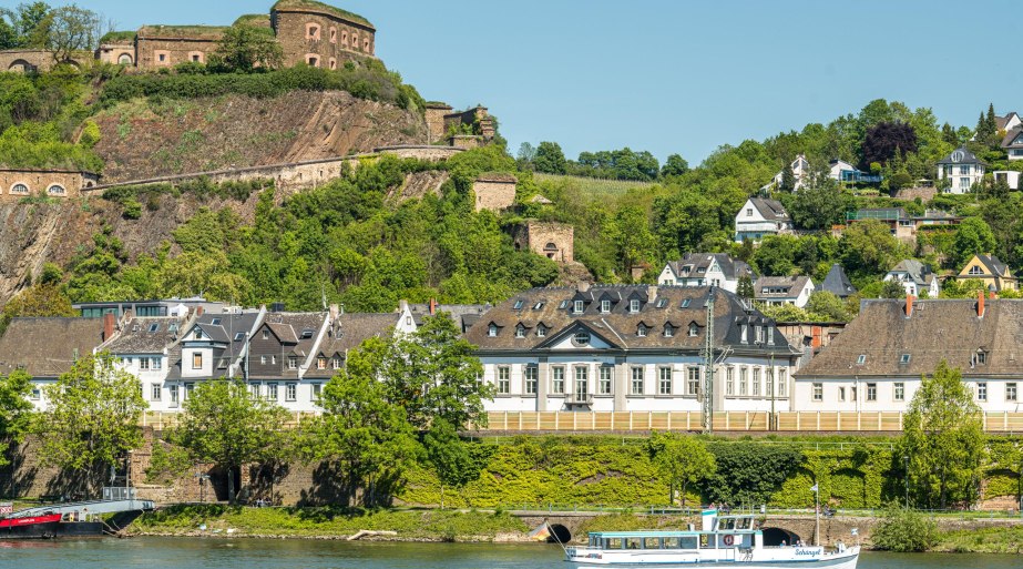 Fähre mit Festung | © Koblenz-Touristik GmbH / Dominik Ketz Fähre mit Festung | © Koblenz-Touristik GmbH / Dominik Ketz