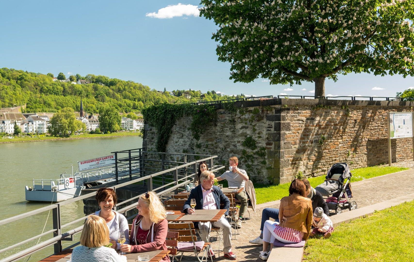Blick auf den Rheinkavalier | © Koblenz-Touristik GmbH / Dominik Ketz Blick auf den Rheinkavalier | © Koblenz-Touristik GmbH / Dominik Ketz
