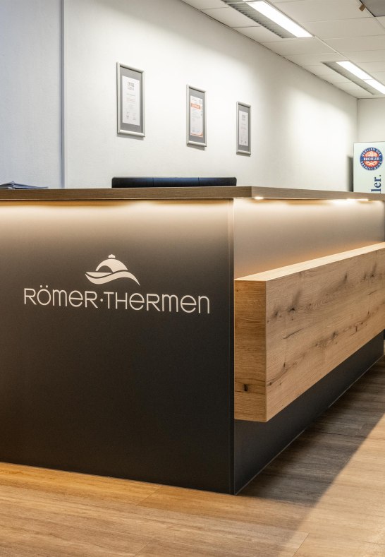 Römer-Thermen Fitness Studio Empfang | © Dominik Ketz Römer-Thermen Fitness Studio Empfang | © Dominik Ketz