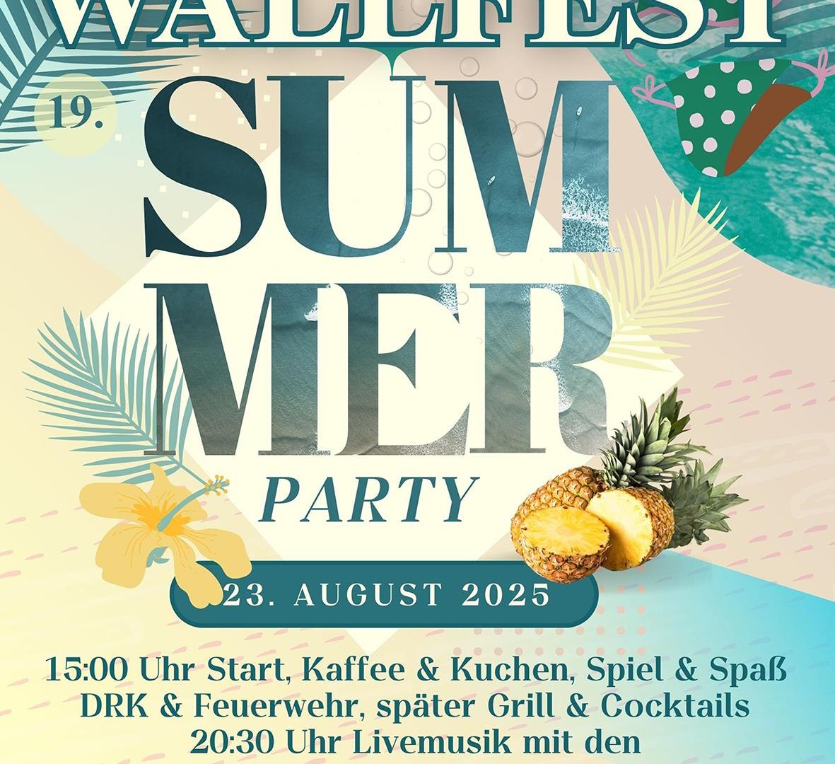 Plakat Wallfest | © Werbegemeinschaft Wallfest